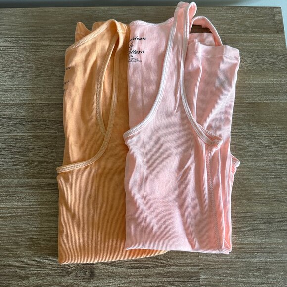 American Eagle Outfitters Boyfriend Tank Womens Size M Set of 6 - Picture 2 of 12
